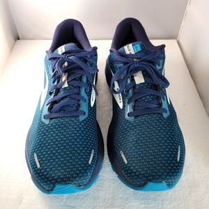 Brooks Men's Adrenaline GTS 22 Titan/Teal/Grey Size 10.5M